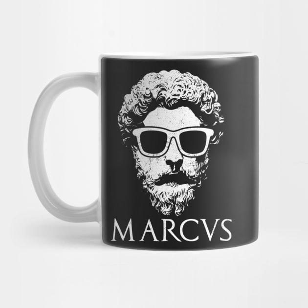 Stoicism Philosopher King Marcus Aurelius Tshirt by zeno27